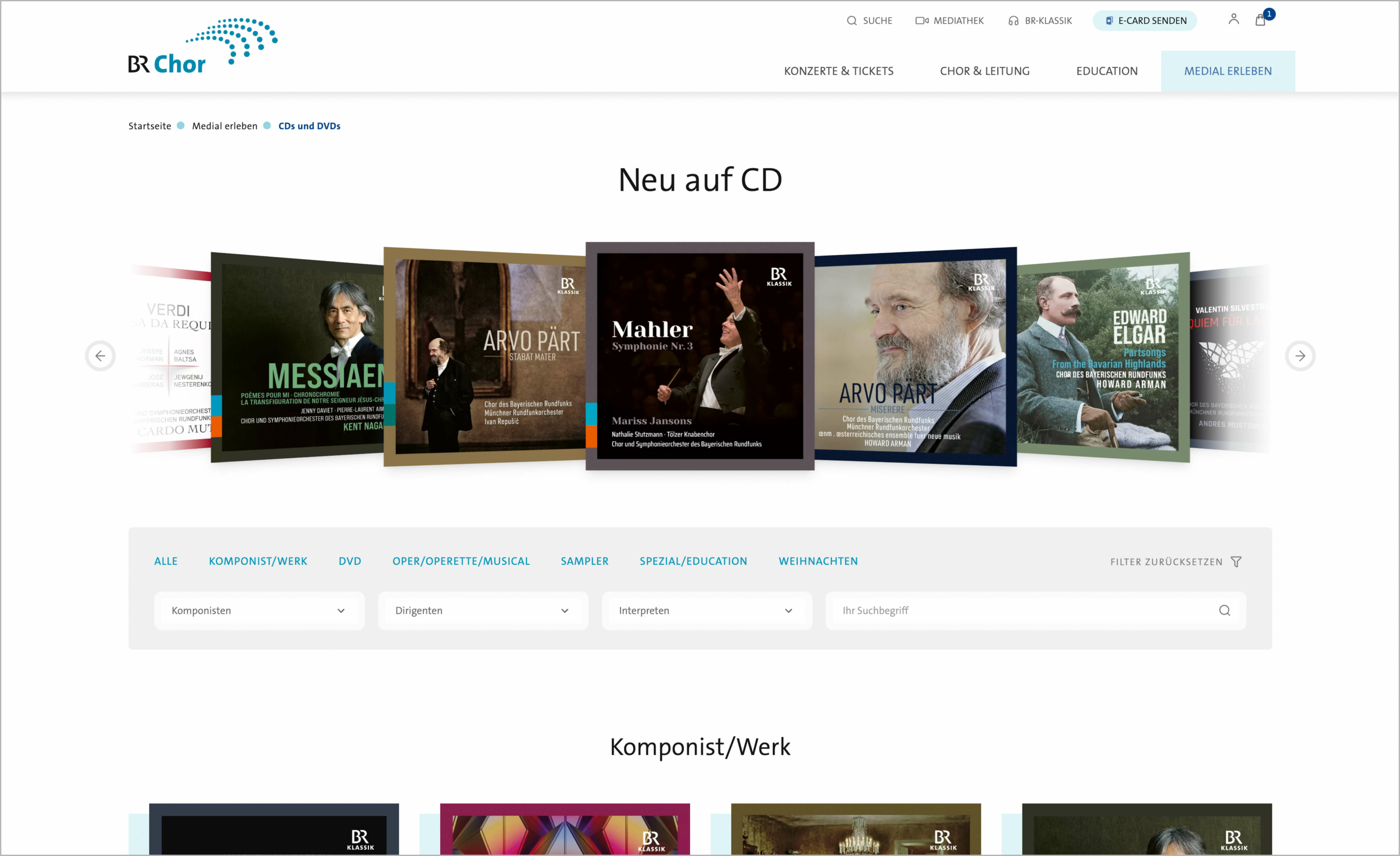 Chor des Bayerischen Rundfunks // close2 new media GmbH